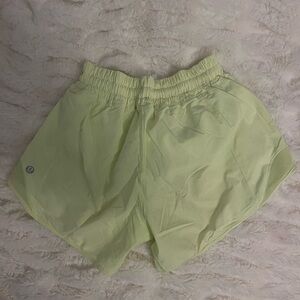 Lululemon Athletica Light Green Athletic Shorts